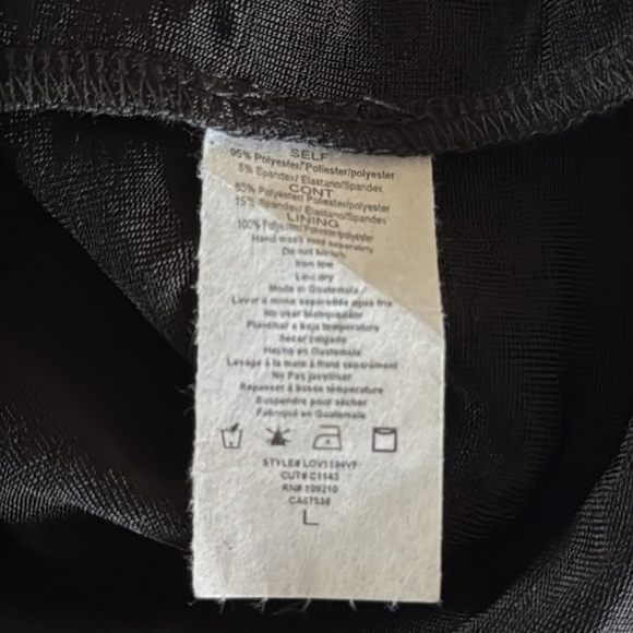 Windsor Women’s Evening Cocktail Dress Black Sparkly With Sheer Sleeves Size L - Picture 16 of 17